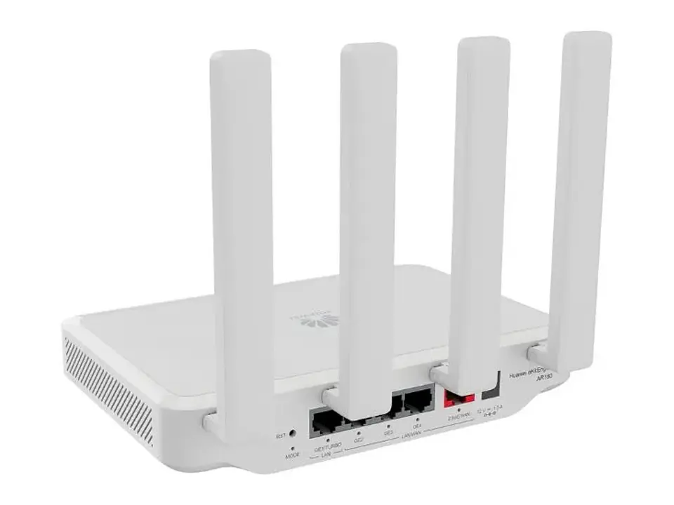 Huawei AR180 - Router inalámbrico de grado empresarial, Wi-Fi 7, Número de túneles IPSec: 8, Plástico, blanco, Número de puntos de acceso gestionados: 8, Número de dispositivos gestionados: 9 2