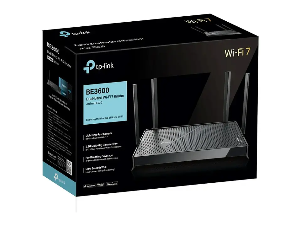 TP-LINK Router WiFi7 dual band BE3600 2