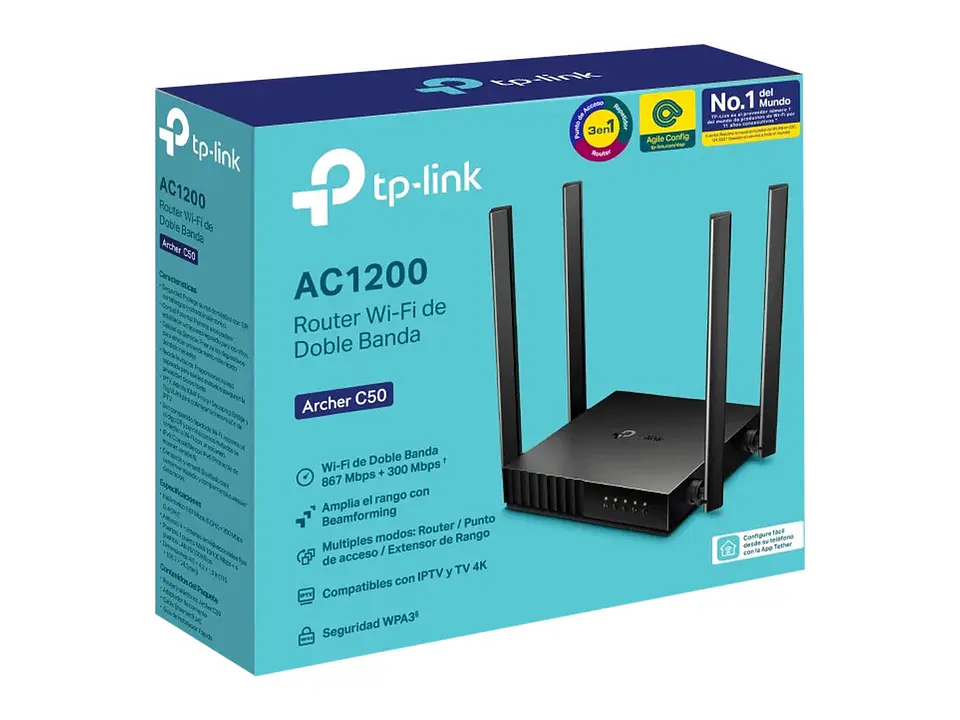 Router TP-LINK WiFi 5 AC1200 dual band (5GHz/2.4GHz) 2