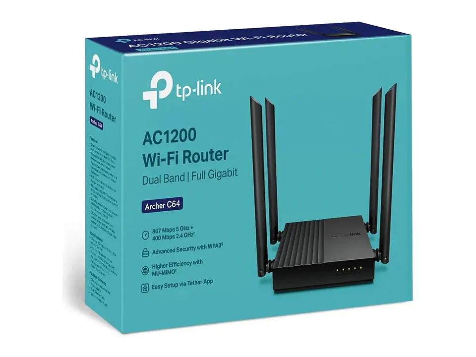 Router TP-LINK WiFi 5 AC1200 dual band (5GHz/2.4GHz) 4
