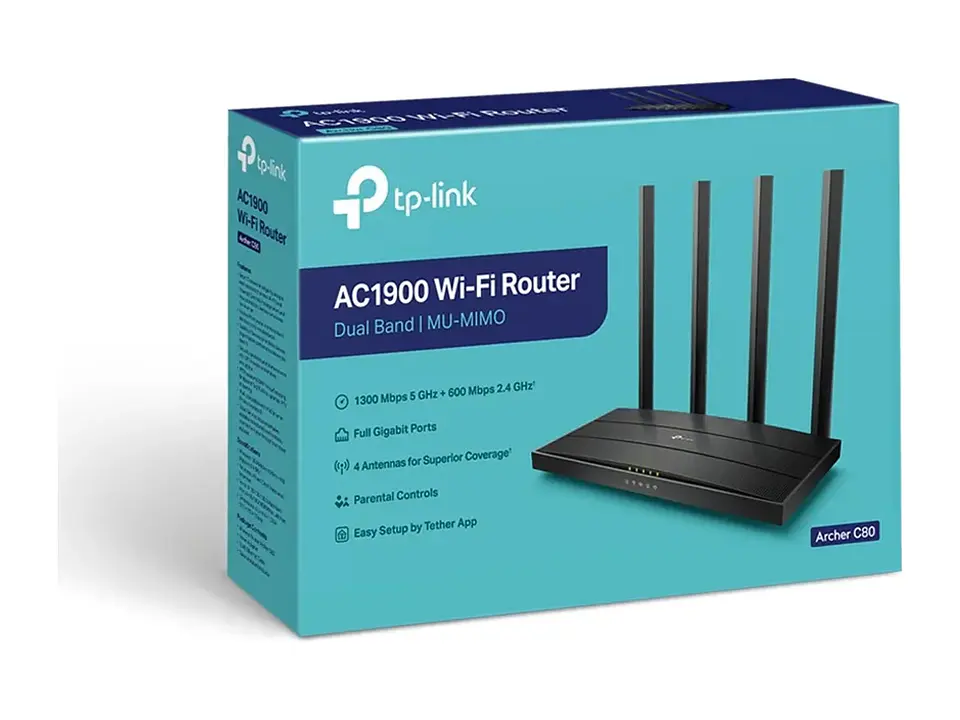 Router TP-LINK WiFi 5 AC1900 dual band (5GHz/2.4GHz) 4