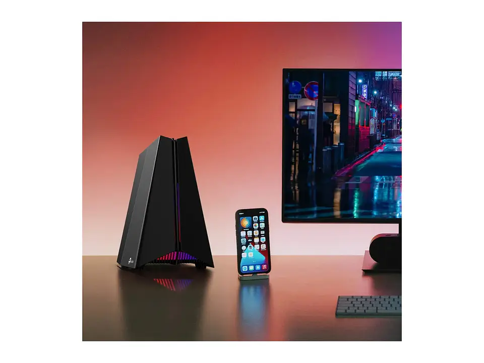 TP-LINK Router Gaming WiFi7 tri band BE9300 4
