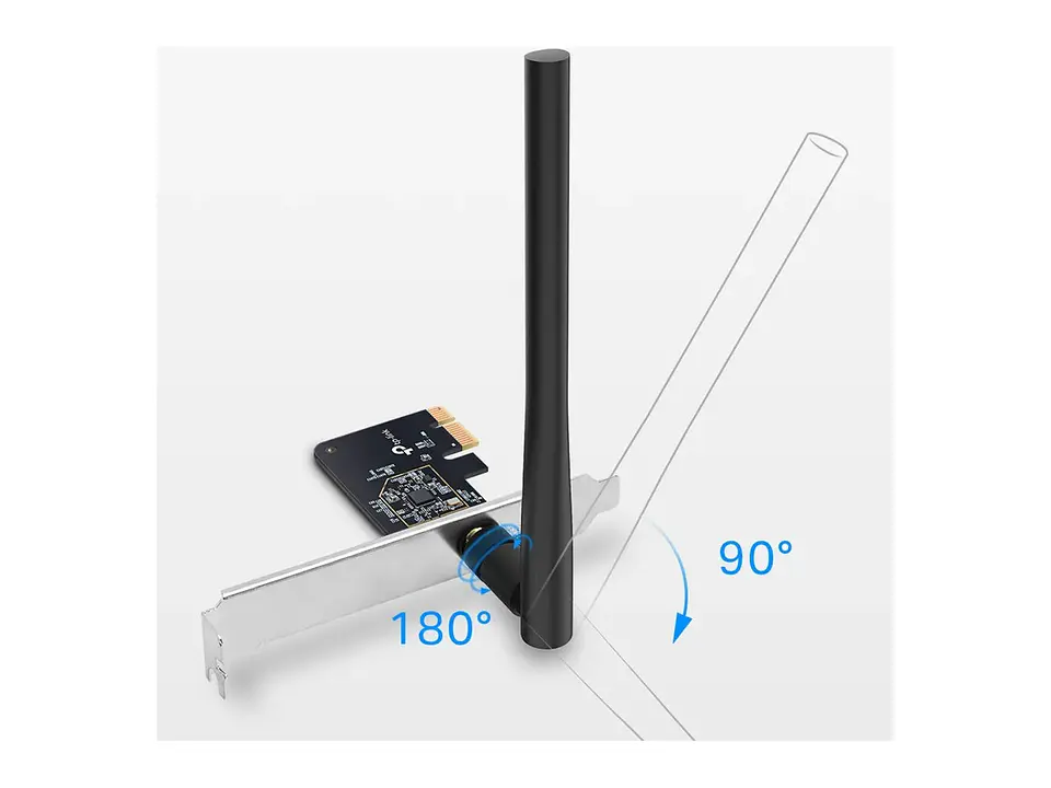 Adaptador PCIe TP-LINK WiFi 5 AC600 dual band (5GHz/2.4GHz) 2