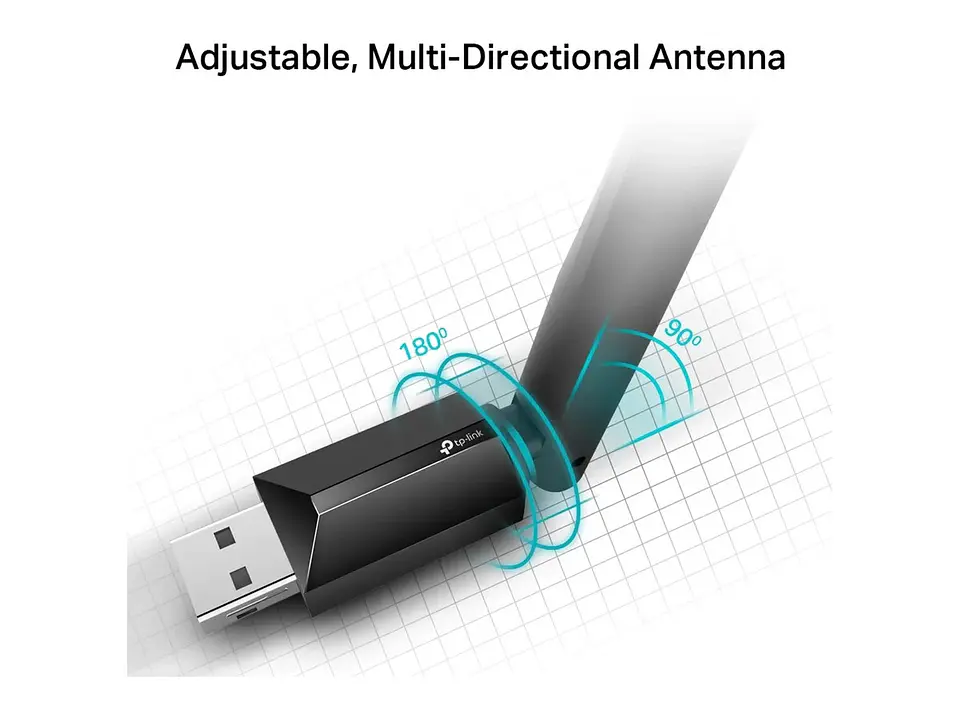 Adaptador USB TP-LINK WiFi 5 AC600 dual band (5GHz/2.4GHz) 4