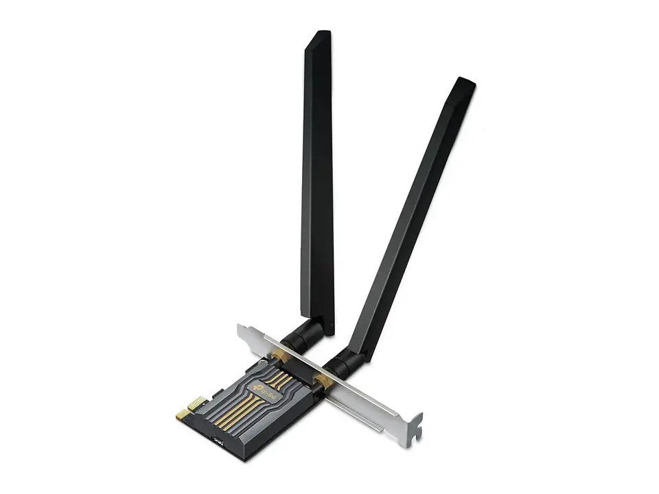 Adaptador PCIe TP-LINK WiFi 7 BE6500 tribanda (6GHz/5GHz/2.4GHz) 1