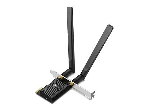 Adaptador PCIe TP-LINK WiFi 6 AX1800 dual band (5GHz/2.4GHz) + Bluetooth 5.2