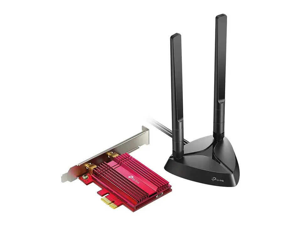 Adaptador PCIe TP-LINK WiFi 6 AX3000 dual band (5GHz/2.4GHz) + Bluetooth 5.0 1