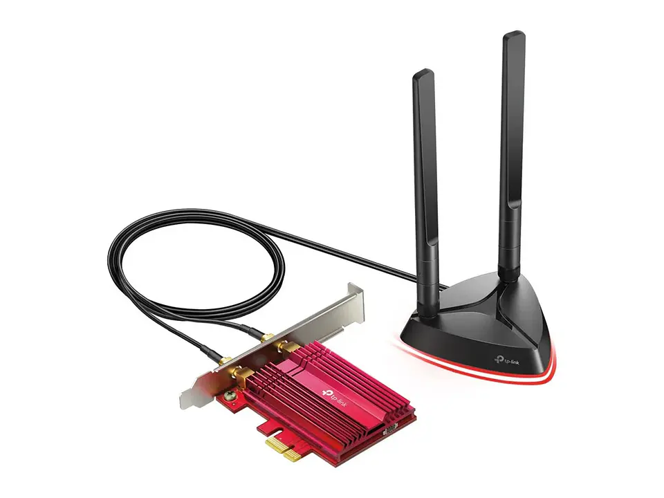 Adaptador PCIe TP-LINK WiFi 6 AX3000 dual band (5GHz/2.4GHz) + Bluetooth 5.0 4