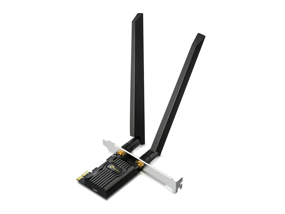 Adaptador PCIe TP-LINK WiFi 6E AXE5400 tribanda (6GHz/5GHz/2.4GHz) + Bluetooth 5.3 2