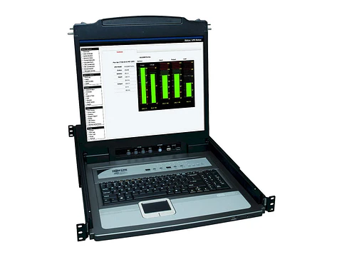 Tripp Lite B020-U16-19-K - KVM de 16 puertos Raqueable 1U con pantalla LCD 19" + 8 cables combinados PS2/USB