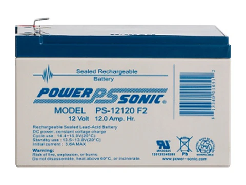 Fire-Lite BAT-12120 - Batería de 12V, 12AH