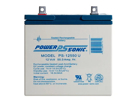 Fire-Lite BAT-12550 - Batería de 12V, 55AH