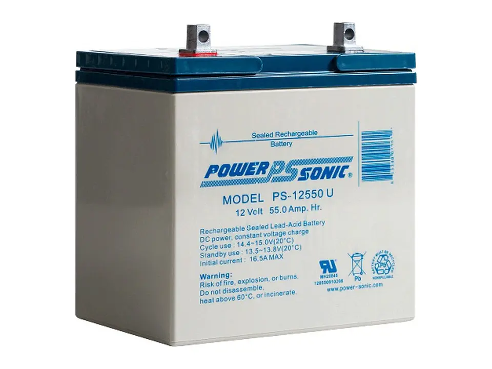 Fire-Lite BAT-12550 - Batería de 12V, 55AH 2