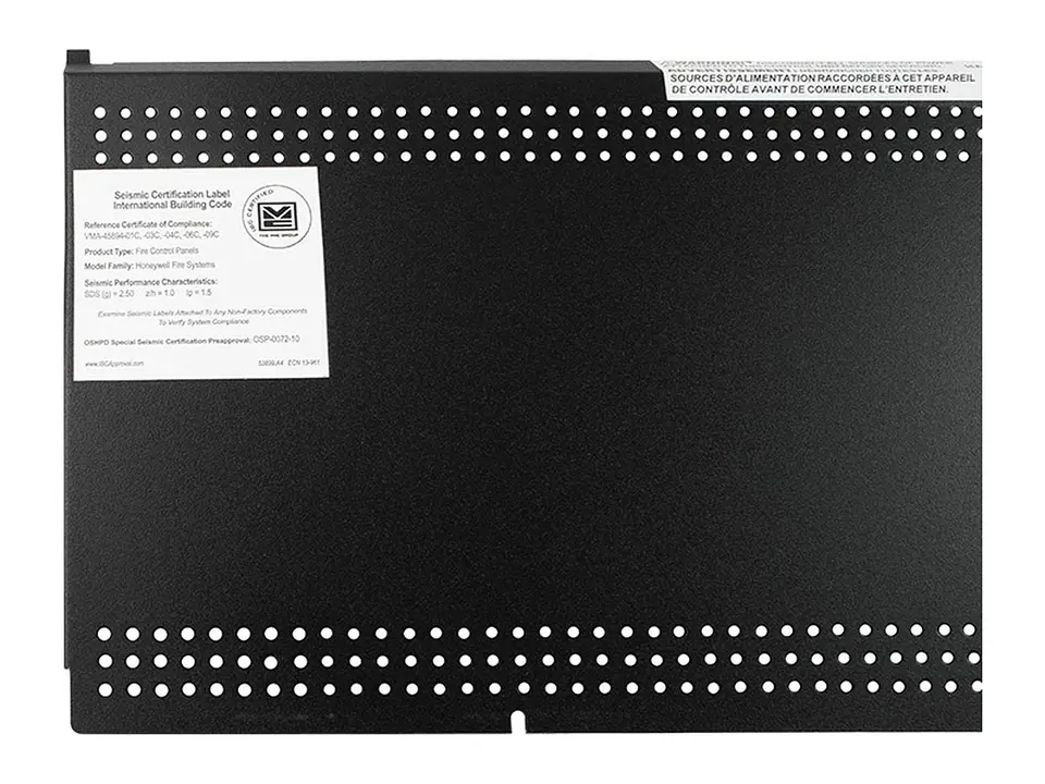 Notifier BP2-4 - Tapa Que Cubre Baterías y Fuente. para Gabinetes Serie CAB-4 3