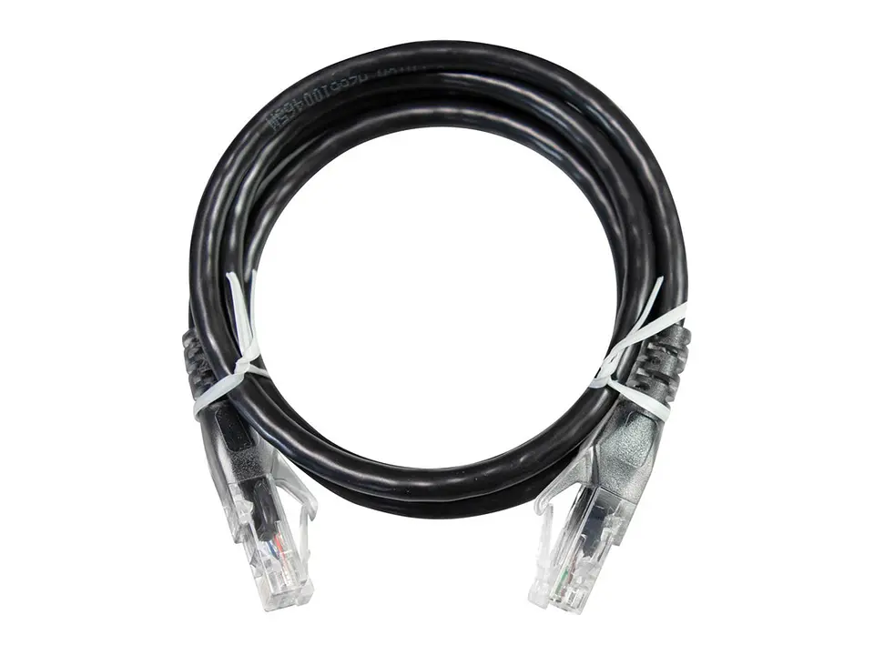 LinkBasic CAA01-UC6-1-A - Patch Cord UTP Multfilar RJ-45 Cat6 1mt Negro 1