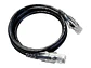 LinkBasic CAA01-UC6-1-A - Patch Cord UTP Multfilar RJ-45 Cat6 1mt Negro - Miniatura 2
