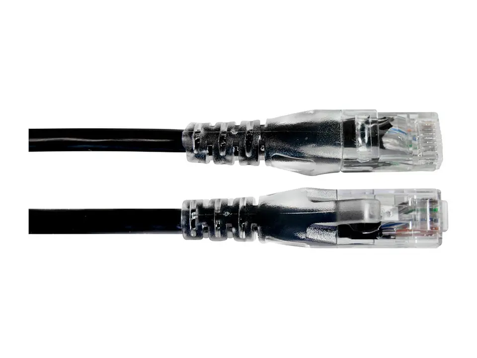 LinkBasic CAA01-UC6-1-A - Patch Cord UTP Multfilar RJ-45 Cat6 1mt Negro 3