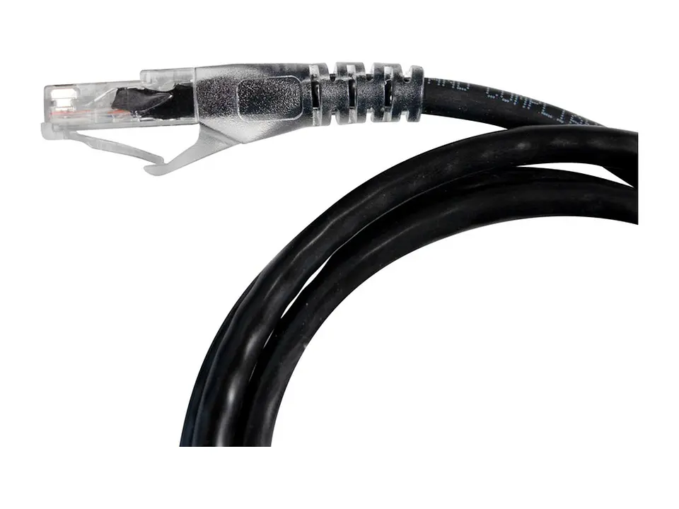 LinkBasic CAA01-UC6-1-A - Patch Cord UTP Multfilar RJ-45 Cat6 1mt Negro 4