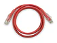 LinkBasic CAA01-UC6-1-C - Patch Cord UTP Multfilar RJ-45 Cat6 1mt Rojo - Miniatura 1
