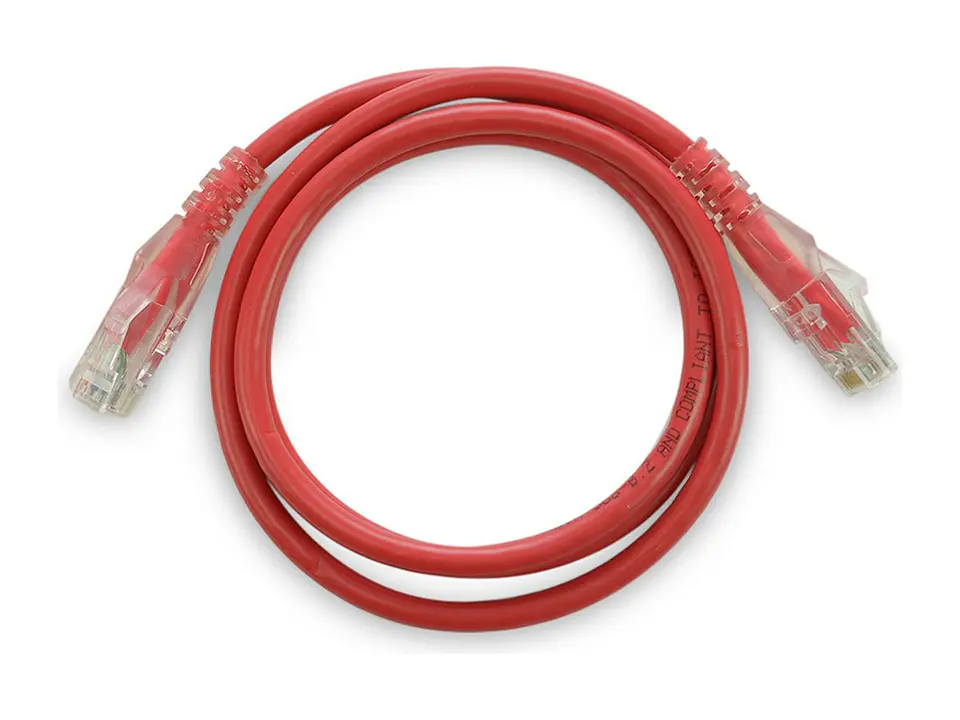 LinkBasic CAA01-UC6-1-C - Patch Cord UTP Multfilar RJ-45 Cat6 1mt Rojo 1