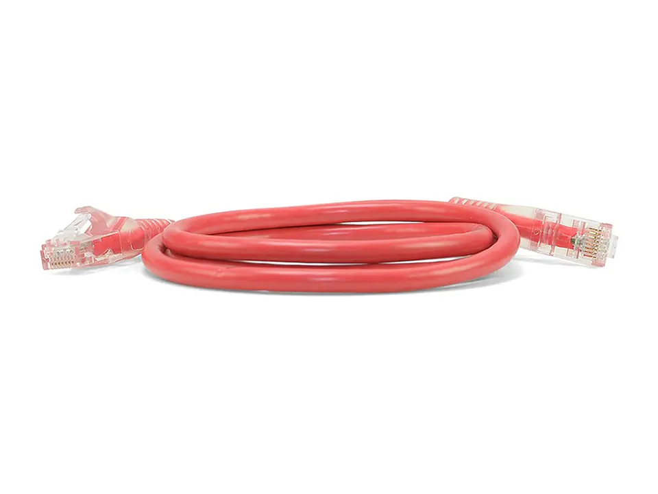LinkBasic CAA01-UC6-1-C - Patch Cord UTP Multfilar RJ-45 Cat6 1mt Rojo 2