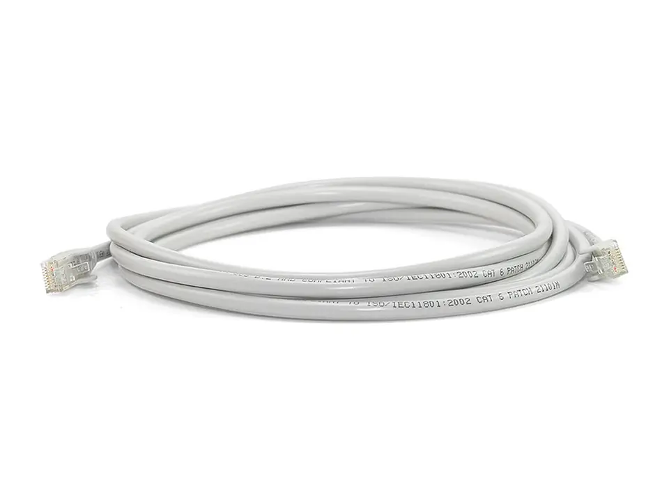 LinkBasic CAA01-UC6-3-F - Patch Cord UTP Multfilar RJ-45 Cat6 3mt Gris 2
