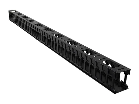 LinkBasic CFK02-42-A - Ordenador de cables vertical para gabinetes de 42-RU. Ducto de 110 x 86mm para alta densidad