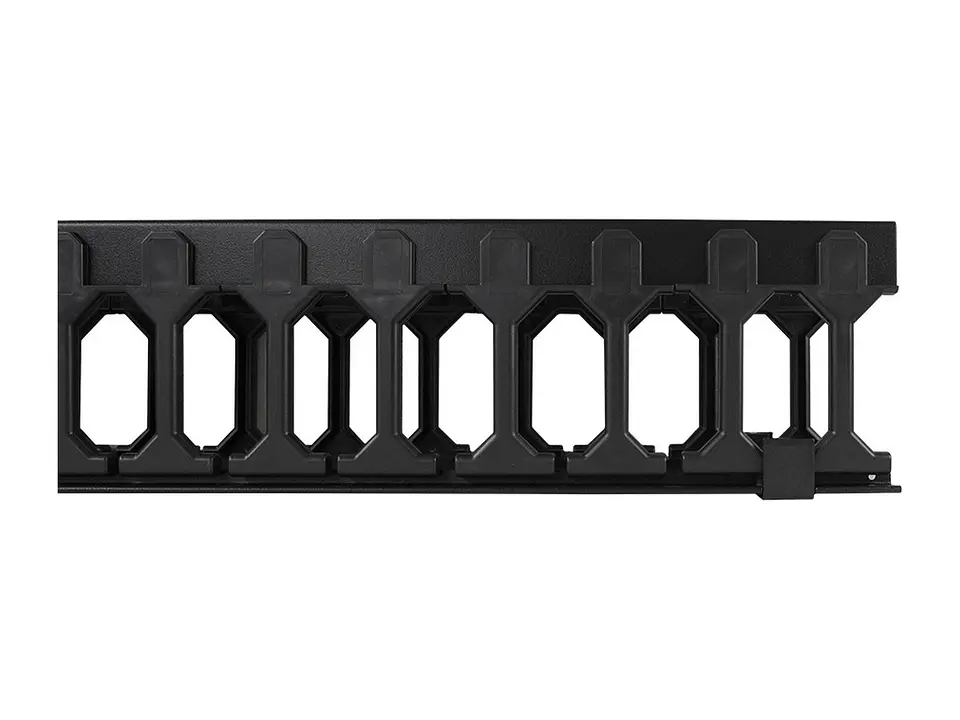LinkBasic CFK02-42-A - Ordenador de cables vertical para gabinetes de 42-RU. Ducto de 110 x 86mm para alta densidad 4