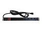 Multitoma electrica horizontal 125V-15A/220V-10A 8 tomas con linea a tierra. - Miniatura 1