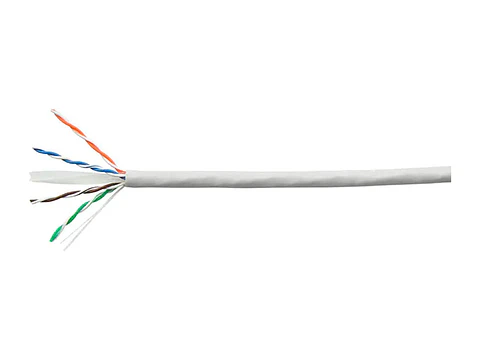 LinkBasic CLA04-UC6-LSZH-7035 - Cable UTP Sólido 4P Cat6 23AWG 600Mhz LSZH Gris (Rx305mt)