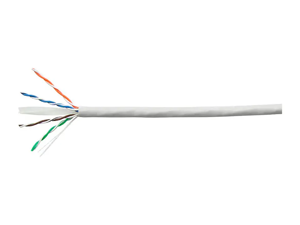 LinkBasic CLA04-UC6-LSZH-7035 - Cable UTP Sólido 4P Cat6 23AWG 600Mhz LSZH Gris (Rx305mt) 1