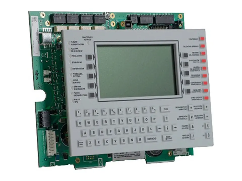 Notifier CPU2-3030D-SP - CPU con Pantalla para Panel NFS2-3030. Soporta Hasta 10 Lazos de 159 Detectores / 159 Módulos. Idioma Español 2