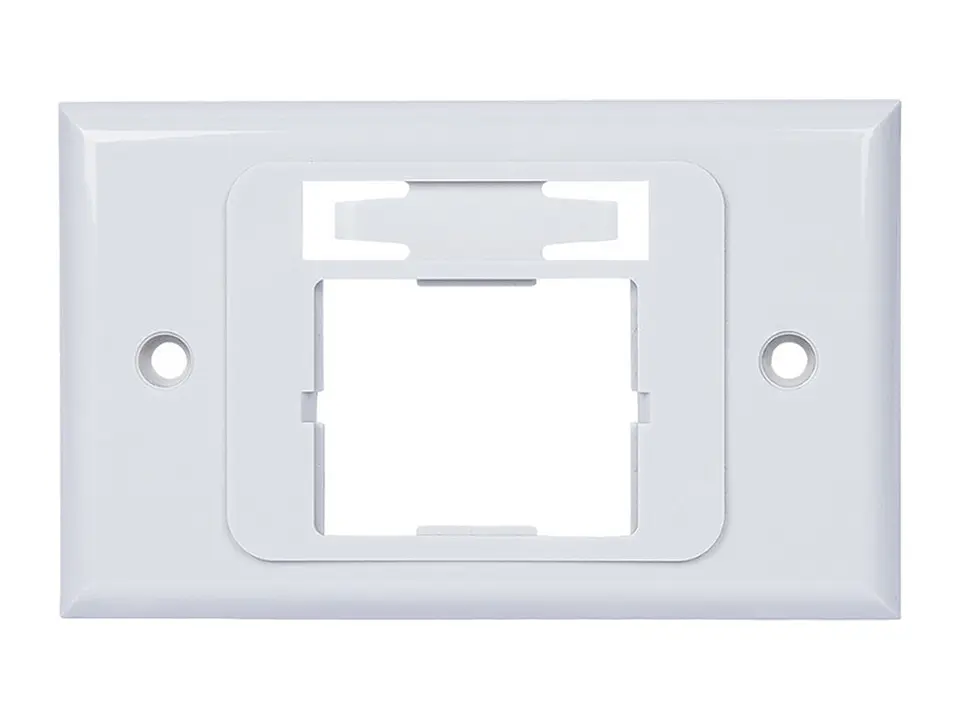 Siemon CT2-HFPA-02 - Placa Multimedia Horizontal 1 Modulo Serie CT Blanca (Requiere módulo CTE-MXA-**-02) 1