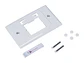 Siemon CT2-HFPA-02 - Placa Multimedia Horizontal 1 Modulo Serie CT Blanca (Requiere módulo CTE-MXA-**-02) - Miniatura 2