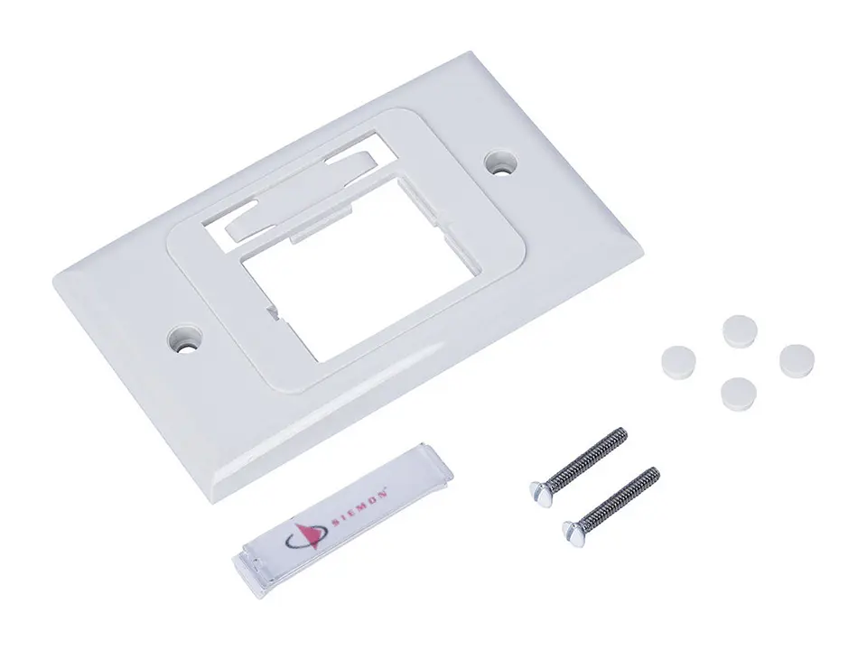 Siemon CT2-HFPA-02 - Placa Multimedia Horizontal 1 Modulo Serie CT Blanca (Requiere módulo CTE-MXA-**-02) 2