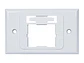 Siemon CT2-HFPA-02 - Placa Multimedia Horizontal 1 Modulo Serie CT Blanca (Requiere módulo CTE-MXA-**-02) - Miniatura 3