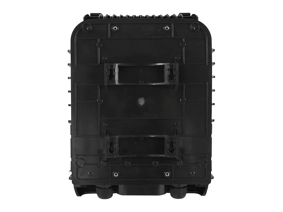 Opfibra CTO-CO-B-SA08-00-0010 - Caja NAP IP65, 16 salidas, negro. Incluye 16 adaptadores SC/APC, 1 splitter PLC 1x8. Incluye kit de montaje en poste y mensajero 2