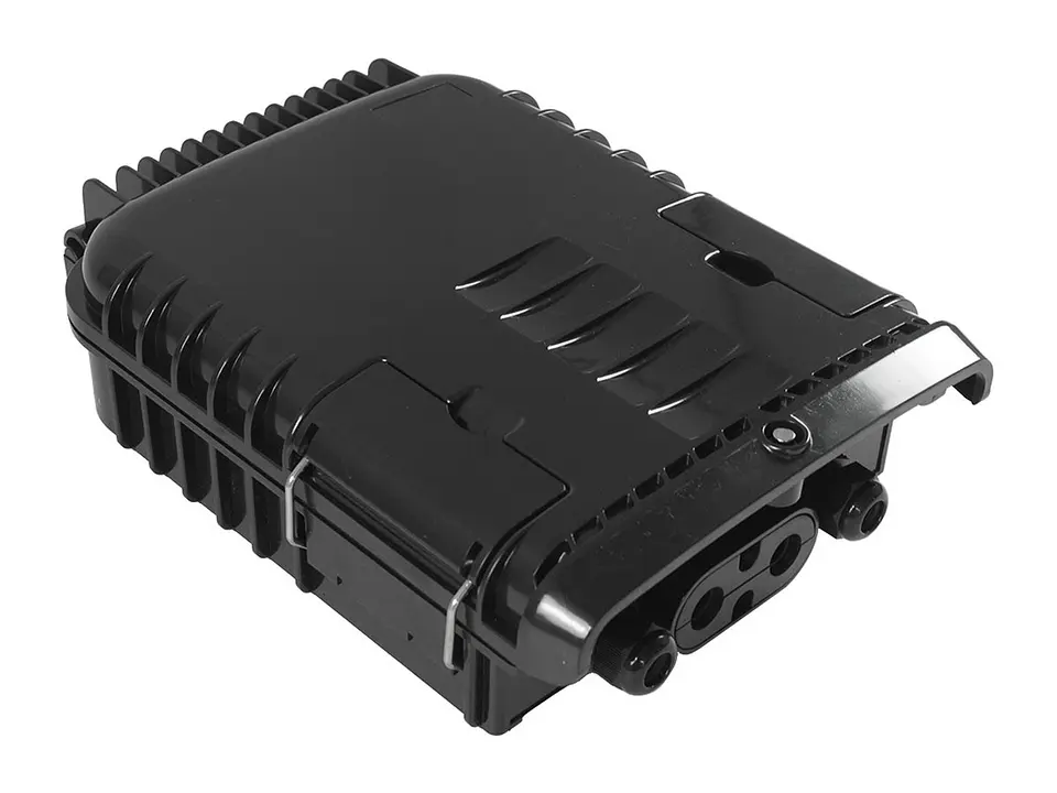 Opfibra CTO-CO-B-SA16-00-0010 - Caja NAP IP65, 16 salidas, negro. Incluye 16 adaptadores SC/APC, 1 splitter PLC 1x16 4