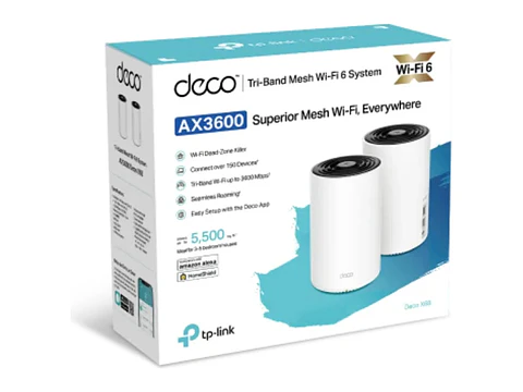 LIQUIDACION - Deco X68(2-PACK) TP-Link Deco Wi-Fi 6 Mesh / AX3600 Tri-Band