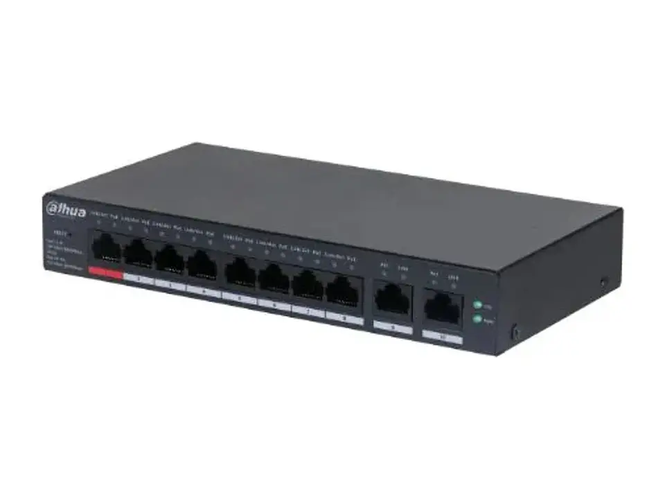 Dahua DH-CS4010-8GT-110 - Promo Agosto - Switch PoE Cloud (dolynk) L2 Gigabit 10P (8P PoE + 2P SFP Uplink), 110W (P1-2 90W) 1