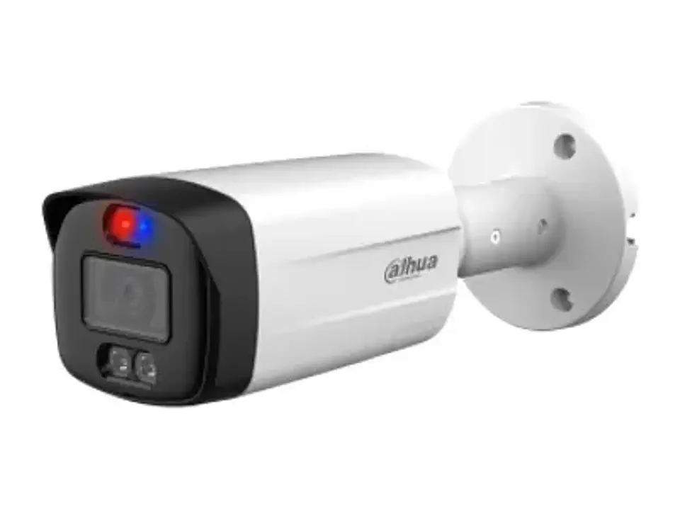 Dahua DH-HAC-ME1509THN-A-PV - Camara Hdcvi 5MP Tioc Smart Dual Light Bullet 40M Wdr 120DB Disuasion Activa Luz Roja Azul con Microfono IP67 1