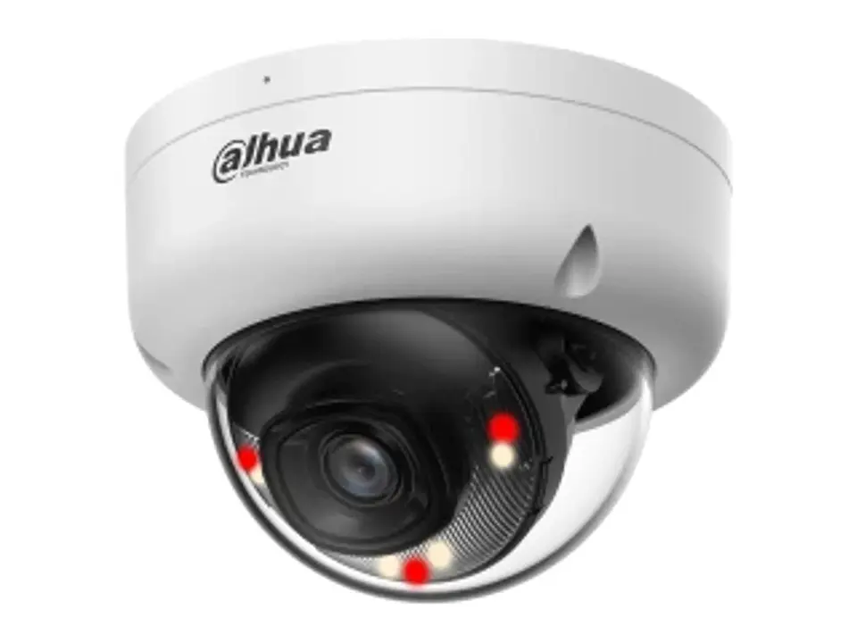 Dahua DH-IPC-HDBW1439E1-A-IL - Promo Agosto - Camara IP Domo 4MP Smart Dual Light, Mic, IK08, IP67, PoE 1