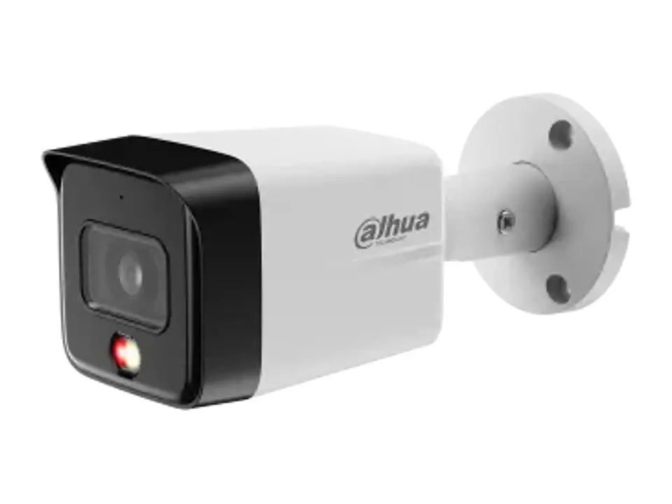 Dahua DH-IPC-HFW1839TC-A-IL - Camara IP 8MP Bullet 2.8MM Dual Light IR 30M Luz Blanca 20M PoE Microfono Deteccion Humana IP67 1