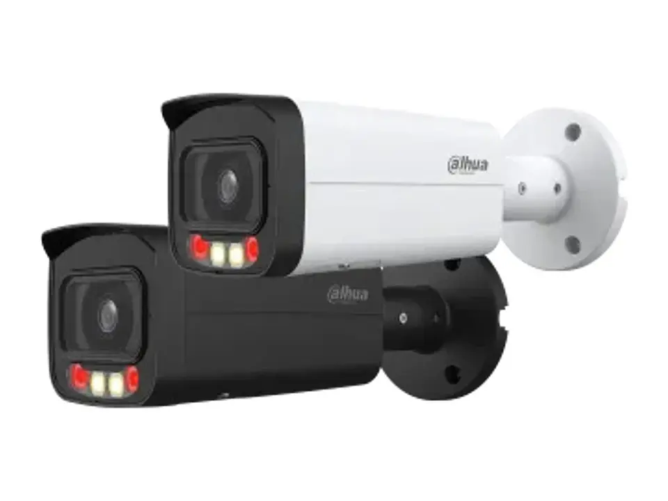 Dahua DH-IPC-HFW2849T-AS-IL - Camara IP Bullet 8MP Wizsense Smart Dual Light, IR 60M + Luz Calida 50M, Mic, IP67, PoE 1