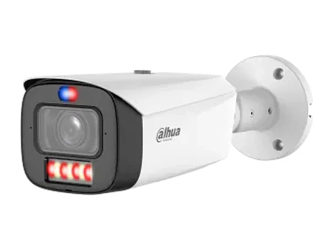 Camara IP Bullet 8 MP Varifocal Motorizada 2.7-12 MM - Smart Dual Light - Mic Dual - Altavoz - Disuasion Activa - POE+ - IP67