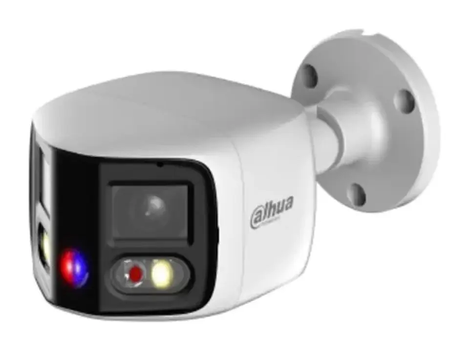Cámara IP Tioc Duo 2×4MP (180°), Disuasión Activa (luz/sirena), IP67 1