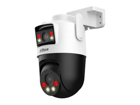 Dahua DH-P5D-5F-PV - Cámara WI-FI 6 Pt Exterior Doble Lente 5+5MP (fija + Pt), Smart Dual Light (IR 30M / Luz 30M), IP66, Audio Bidireccional, MICROSD 256GB, Ia Humano/vehículo