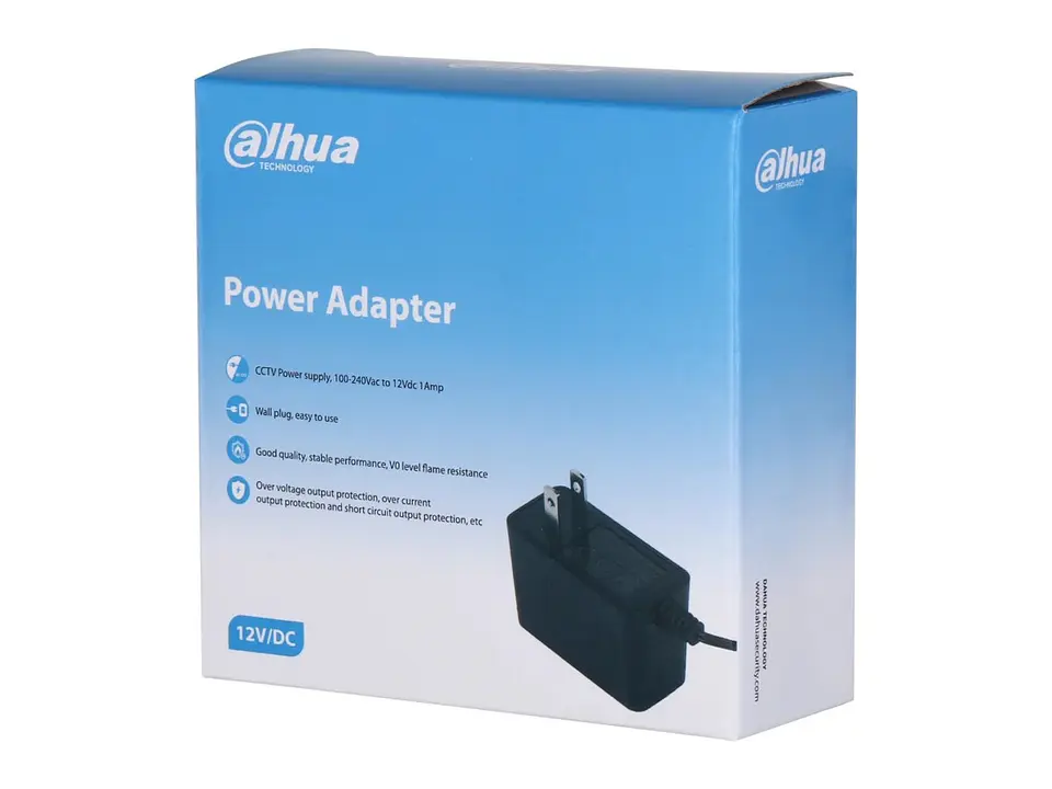 Dahua DH-PFM320-010US - Adaptador de Corriente 12 VDC 1 a (12 W), Input 100–240 VAC 3