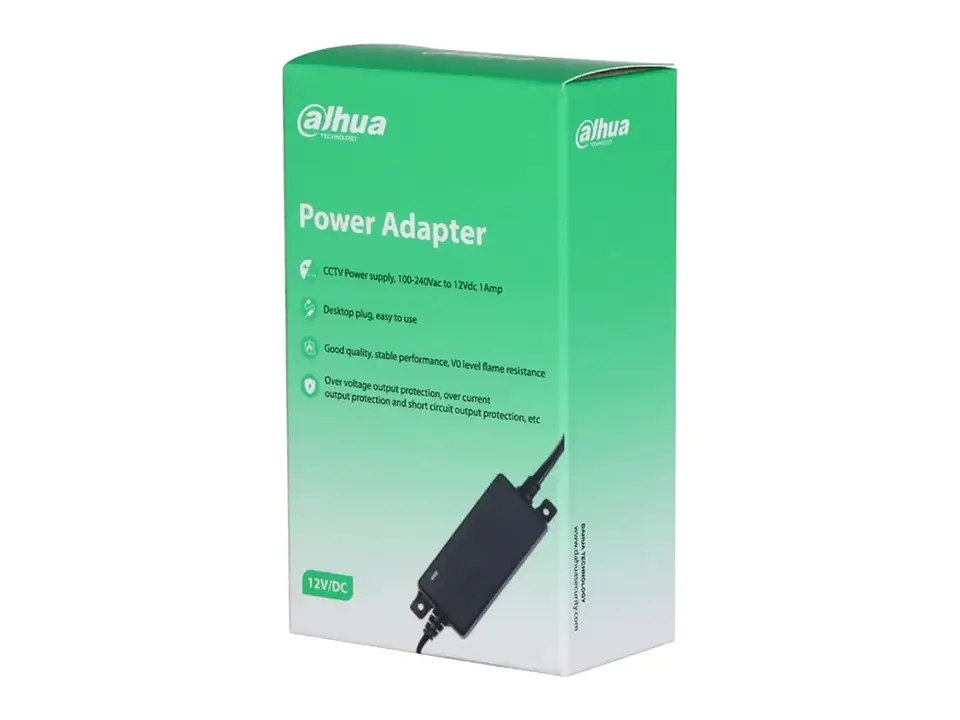 Dahua DH-PFM325D-1210US - Adaptador de Corriente DC12V 1A 2