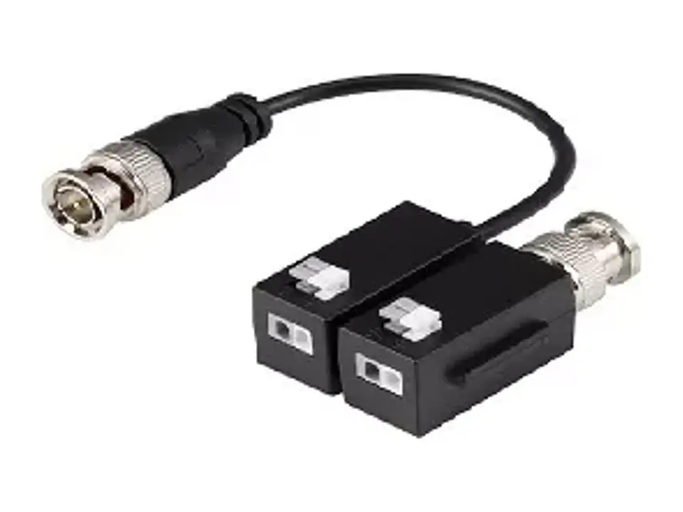 Dahua DH-PFM800B-4K - Balun Pasivo 1CH para Hdcvi/ahd/tvi/cvbs, Transmisión por Utp CAT5E/6, Conector Bnc Hembra + Bornera (hdcvi: 4K/4MP Hasta 200 M / 1080P Hasta 250 M / 720P Hasta 400 M) 1
